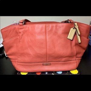 Coach Parker Leather Carrie Tote/ Shoulder Bag!